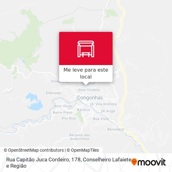 Rua Capitão Juca Cordeiro, 178 mapa