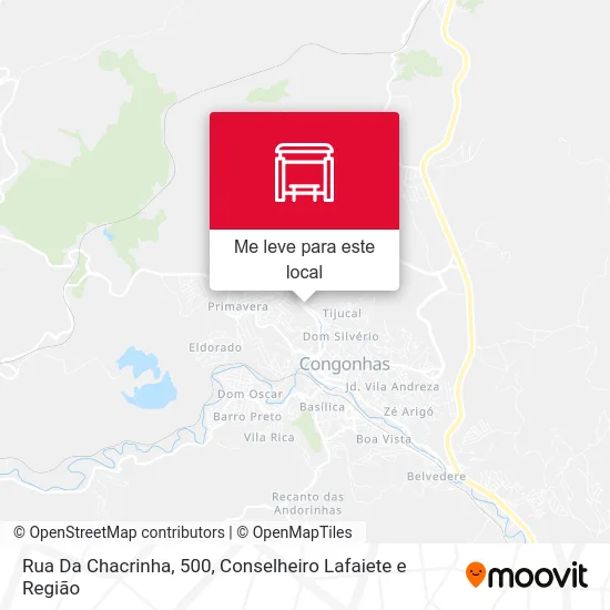 Rua Da Chacrinha, 500 mapa
