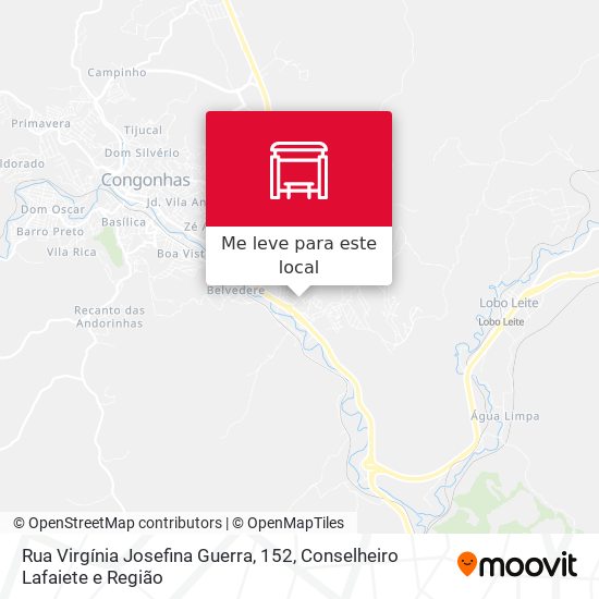 Rua Virgínia Josefina Guerra, 152 mapa