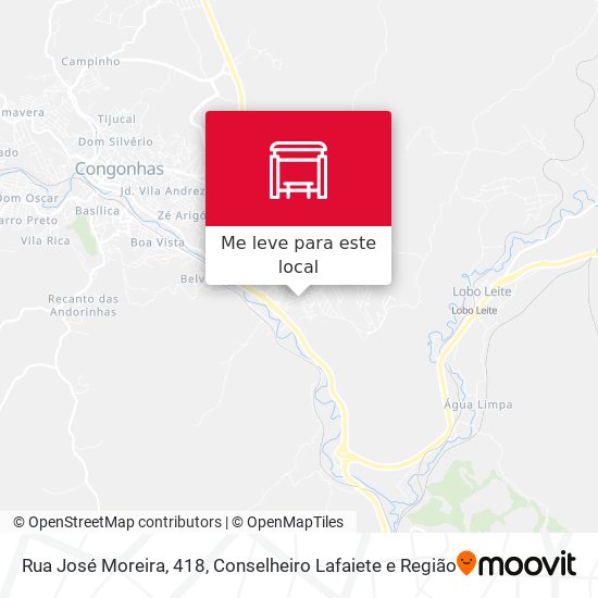 Rua José Moreira, 418 mapa