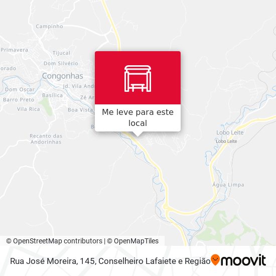 Rua José Moreira, 145 mapa