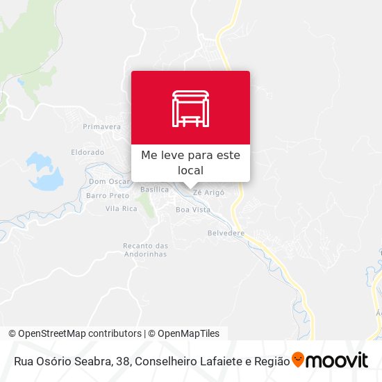 Rua Osório Seabra, 38 mapa