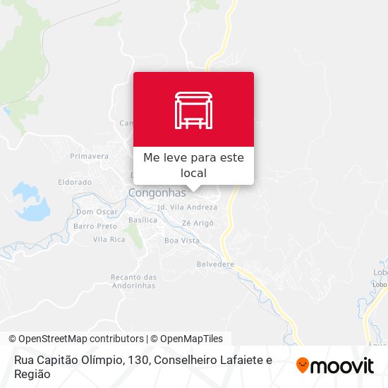Rua Capitão Olímpio, 130 mapa