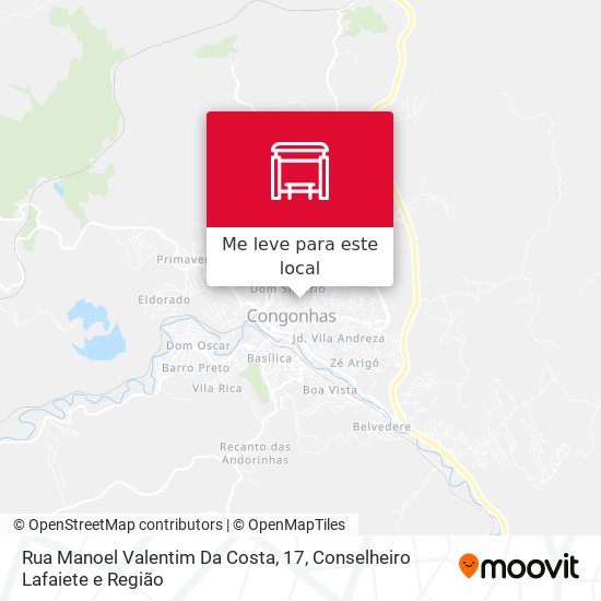Rua Manoel Valentim Da Costa, 17 mapa