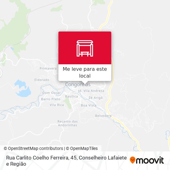 Rua Carlito Coelho Ferreira, 45 mapa