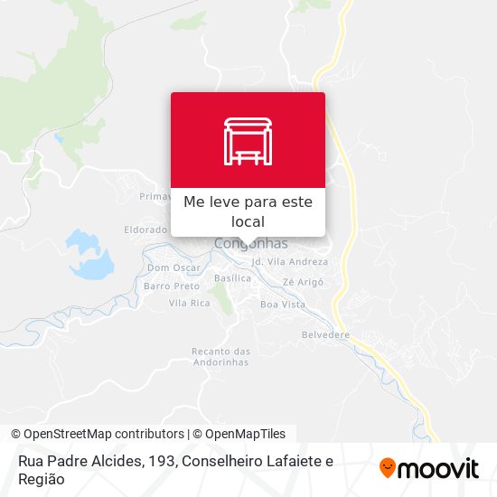 Rua Padre Alcides, 193 mapa
