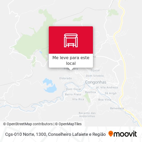 Cgs-010 Norte, 1300 mapa