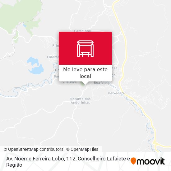 Av. Noeme Ferreira Lobo, 112 mapa