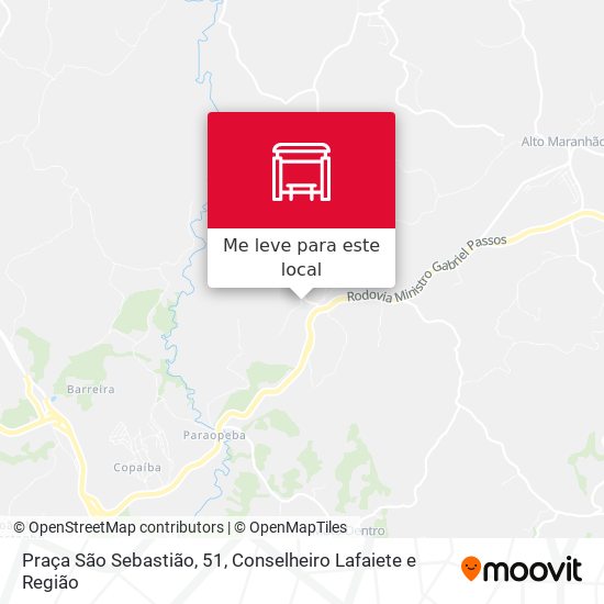 Praça São Sebastião, 51 mapa