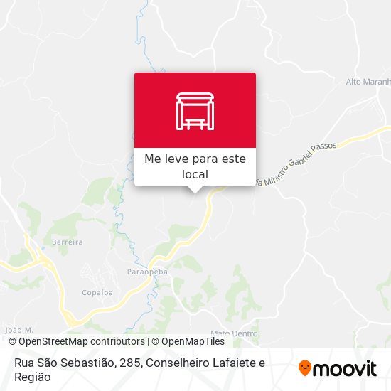 Rua São Sebastião, 285 mapa