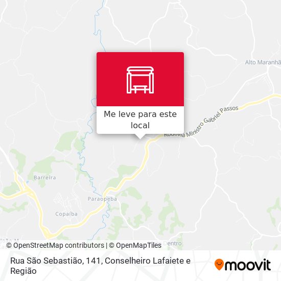 Rua São Sebastião, 141 mapa