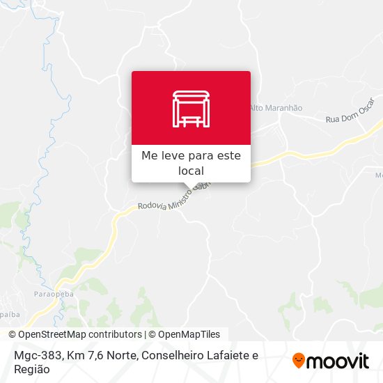 Mgc-383, Km 7,6 Norte mapa