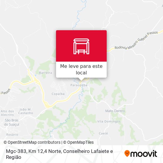Mgc-383, Km 12,4 Norte mapa