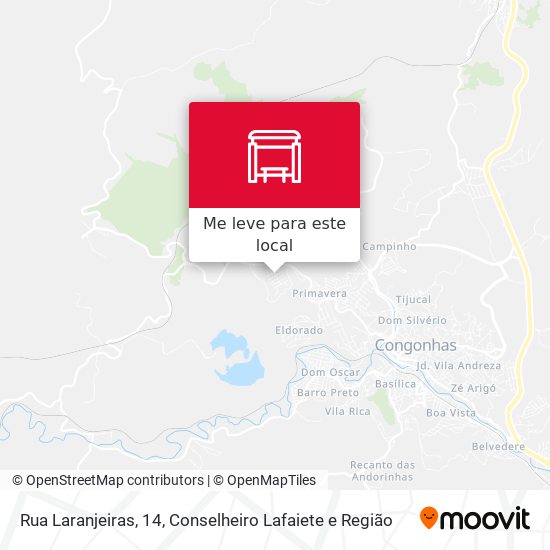 Rua Laranjeiras, 14 mapa