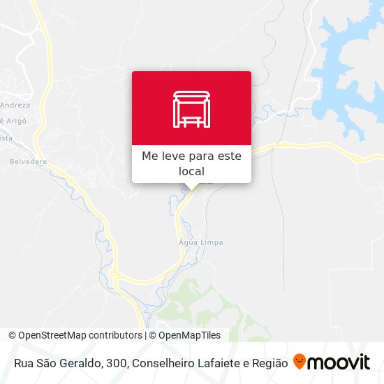 Rua São Geraldo, 300 mapa