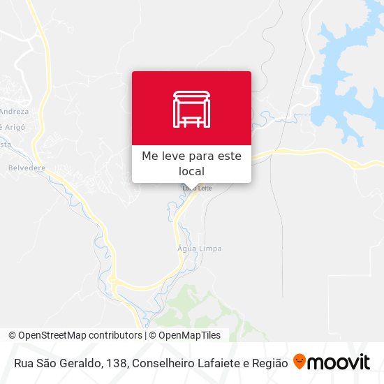 Rua São Geraldo, 138 mapa