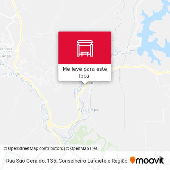 Rua São Geraldo, 135 mapa