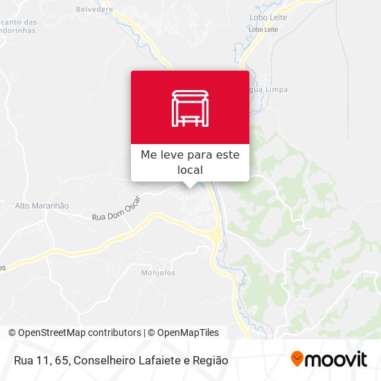 Rua 11, 65 mapa