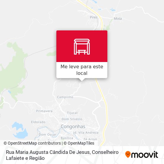 Rua Maria Augusta Cândida De Jesus mapa
