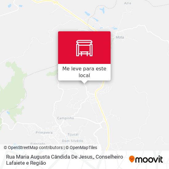 Rua Maria Augusta Cândida De Jesus, mapa