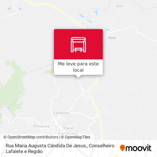 Rua Maria Augusta Cândida De Jesus, mapa