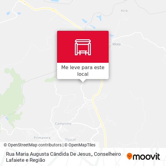 Rua Maria Augusta Cândida De Jesus, mapa
