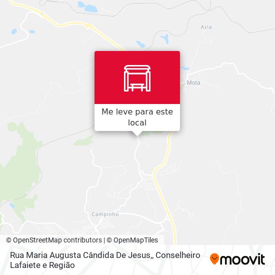 Rua Maria Augusta Cândida De Jesus, mapa