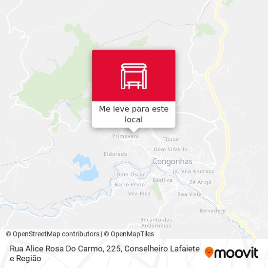 Rua Alice Rosa Do Carmo, 225 mapa