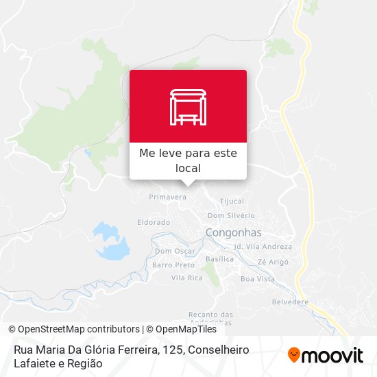 Rua Maria Da Glória Ferreira, 125 mapa