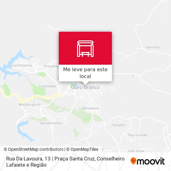Rua Da Lavoura, 13 | Praça Santa Cruz mapa
