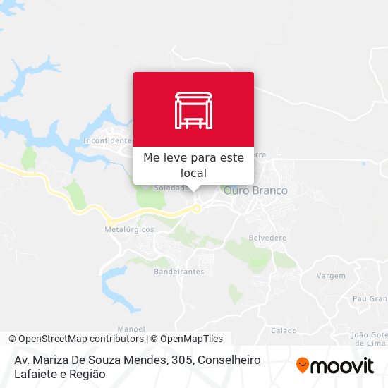 Av. Mariza De Souza Mendes, 305 mapa