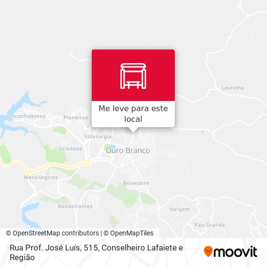 Rua Prof. José Luís, 515 mapa