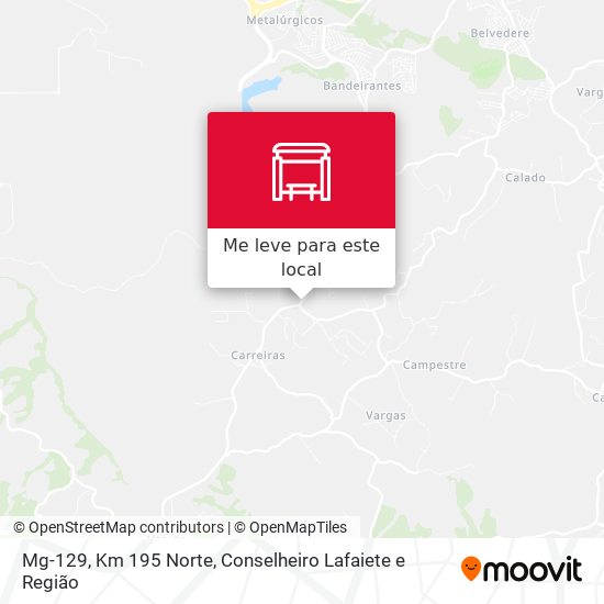 Mg-129, Km 195 Norte mapa