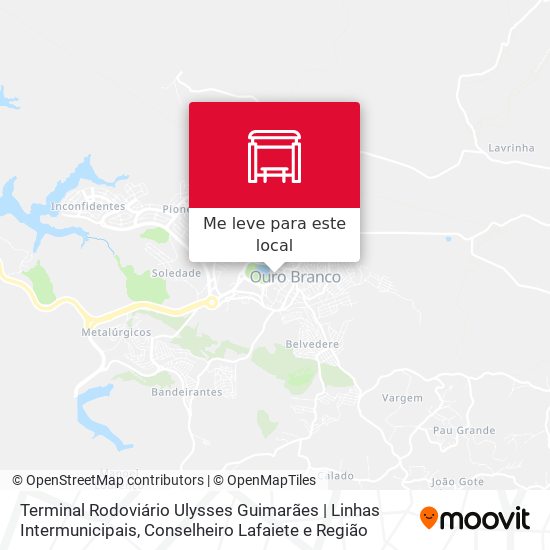 Terminal Rodoviário Ulysses Guimarães | Linhas Intermunicipais mapa