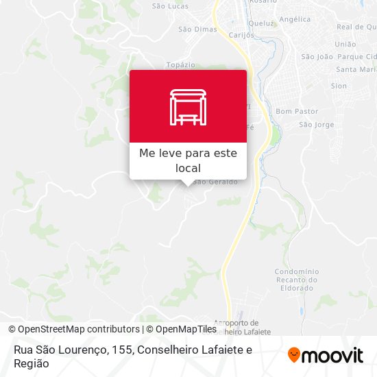 Rua São Lourenço, 155 mapa