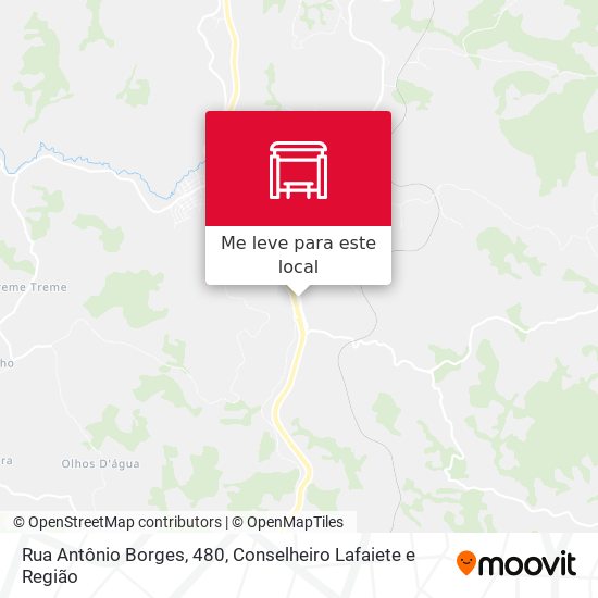 Rua Antônio Borges, 480 mapa