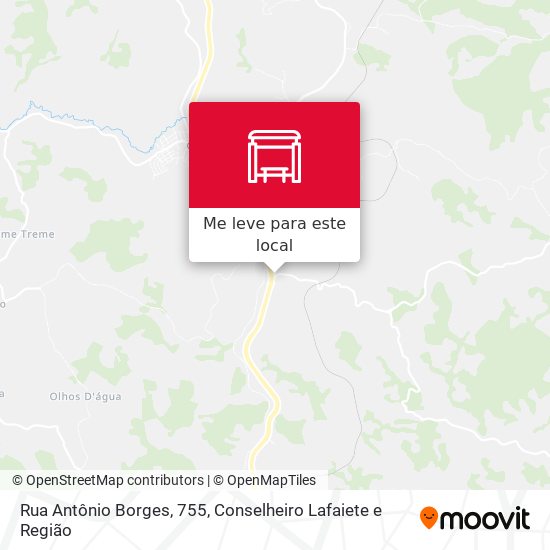 Rua Antônio Borges, 755 mapa