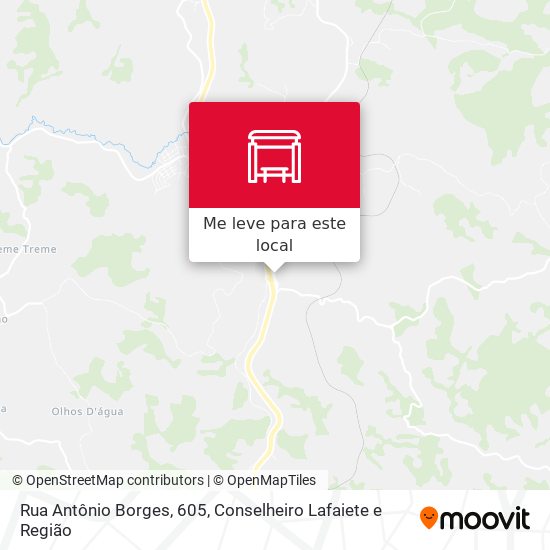Rua Antônio Borges, 605 mapa