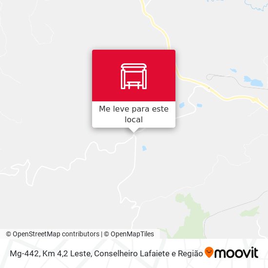 Mg-442, Km 4,2 Leste mapa