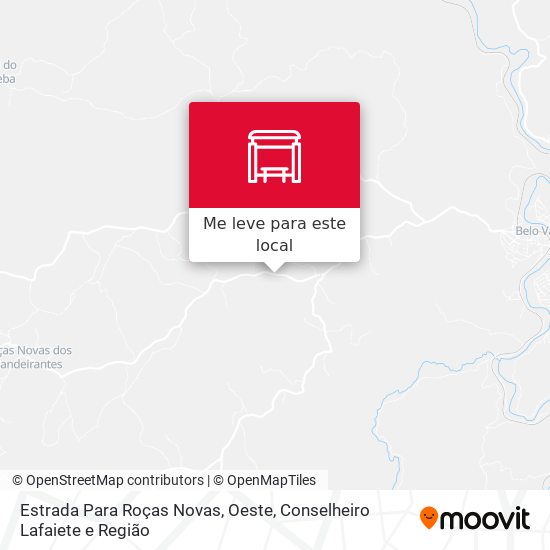 Estrada Para Roças Novas, Oeste mapa