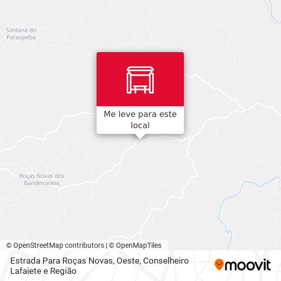 Estrada Para Roças Novas, Oeste mapa