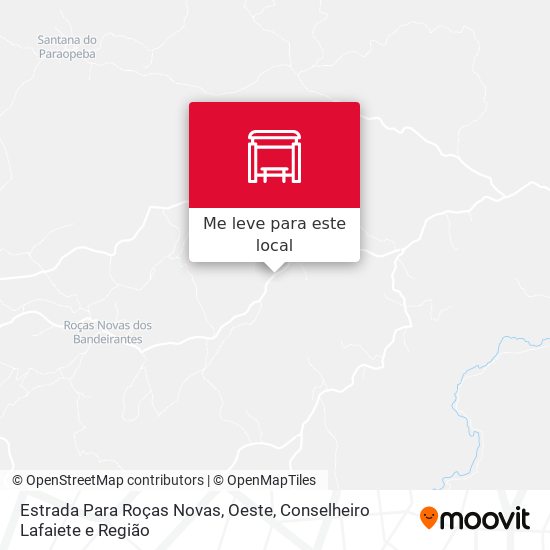 Estrada Para Roças Novas, Oeste mapa