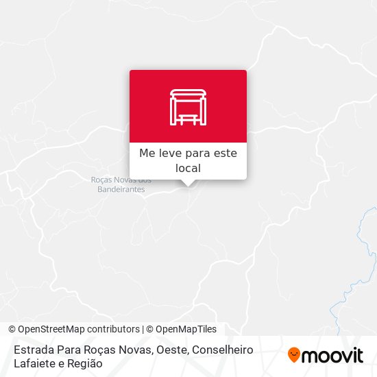 Estrada Para Roças Novas, Oeste mapa