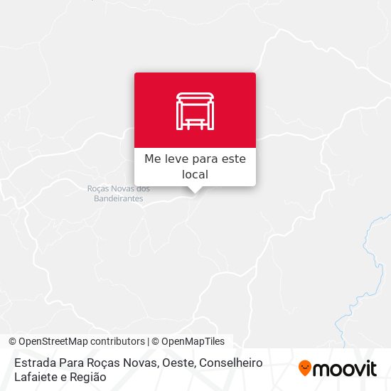 Estrada Para Roças Novas, Oeste mapa