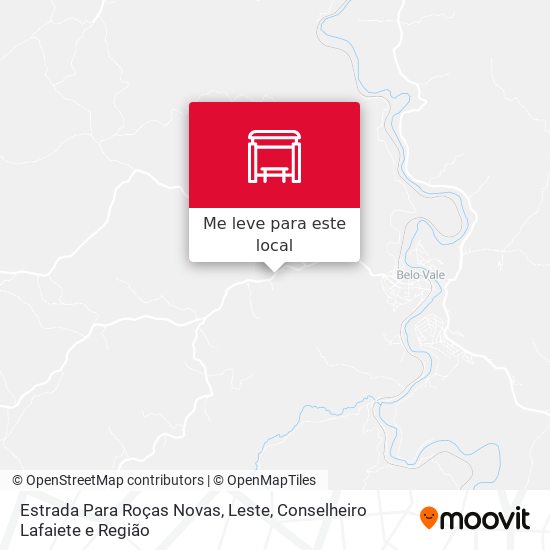 Estrada Para Roças Novas, Leste mapa