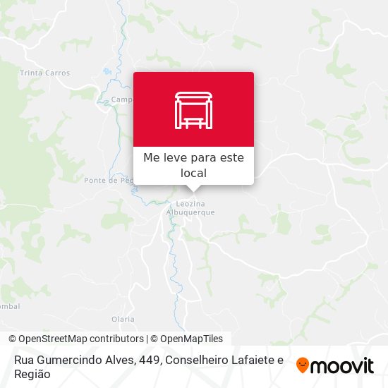 Rua Gumercindo Alves, 449 mapa