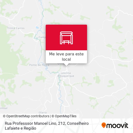 Rua Professsor Manoel Lino, 212 mapa