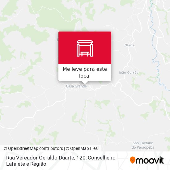 Rua Vereador Geraldo Duarte, 120 mapa