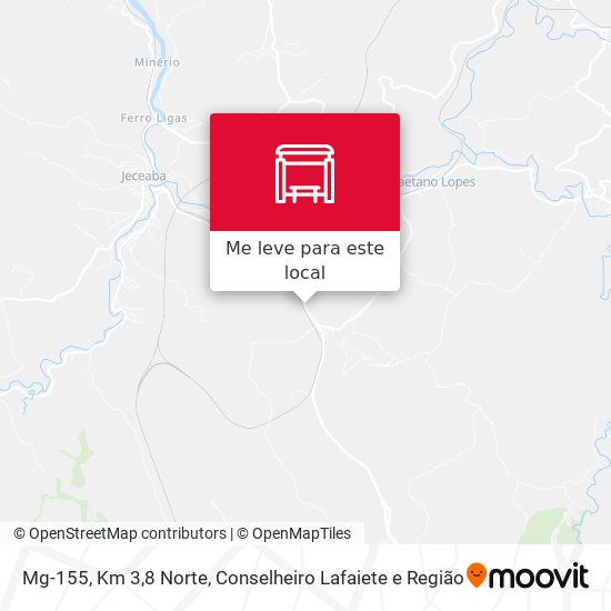 Mg-155, Km 3,8 Norte mapa