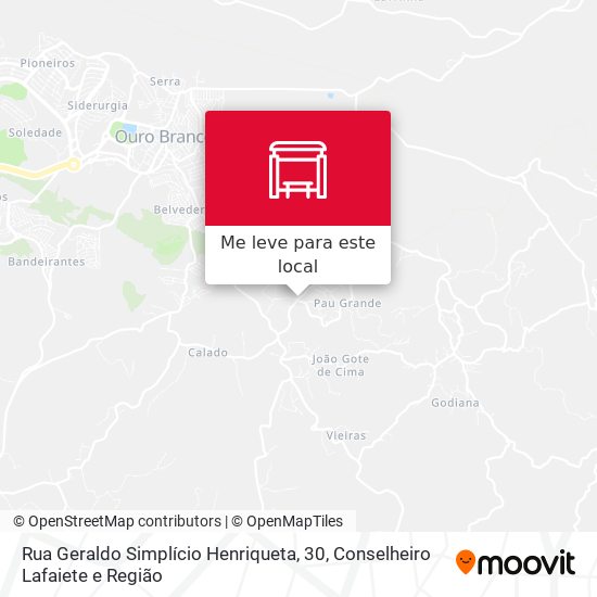 Rua Geraldo Simplício Henriqueta, 30 mapa